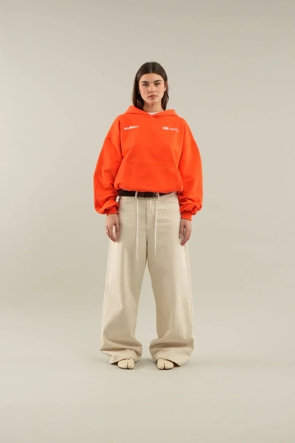 Arwenna | Sweat à capuche imprimé lettres pour femme – Sweat décontracté à la coupe ample, pull luxueux et confortable