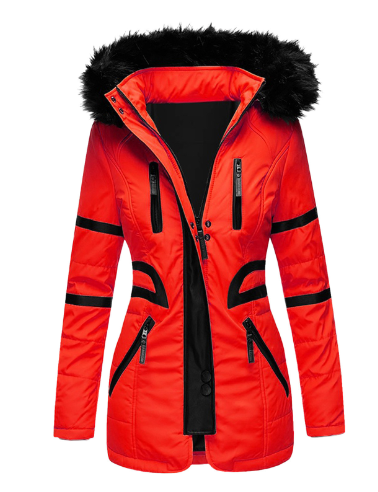 Halric | Elegante winterjas voor dames – Warme overjas van wolmix, stijlvolle lange jas