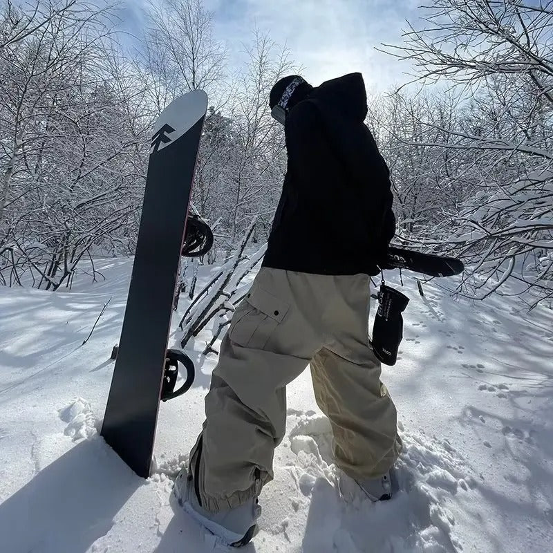 WarmTrek | Unisex skibroek – Baggy sneeuwbroek, winter outdoor snowboarden