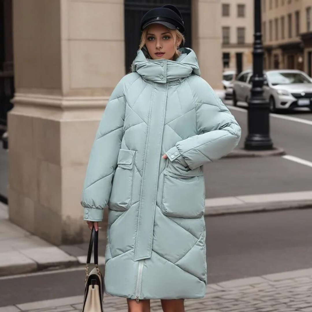 Calliope | Long Quilted Women's Vest - Warm Winter Coat, Insulated & Stylish