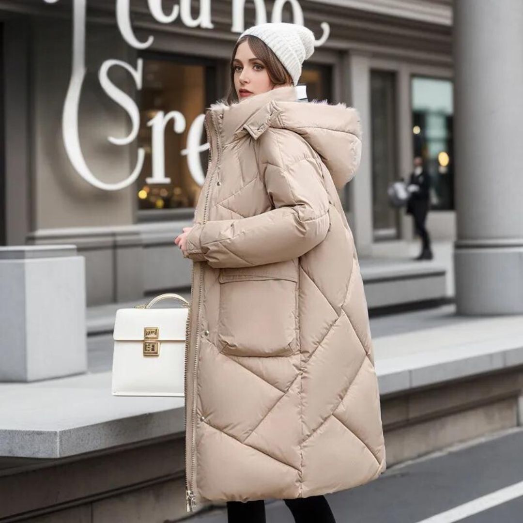 Calliope | Long Quilted Women's Vest - Warm Winter Coat, Insulated & Stylish