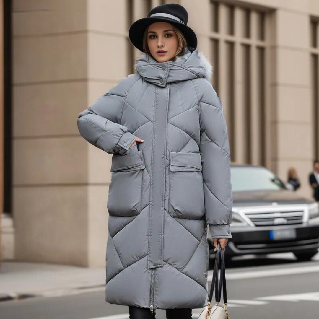 Calliope | Long Quilted Women's Vest - Warm Winter Coat, Insulated & Stylish
