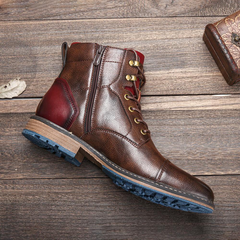 GentWalk | Premium Oxford-laarzen voor heren, leren schoenen, formele en stijlvolle schoenen