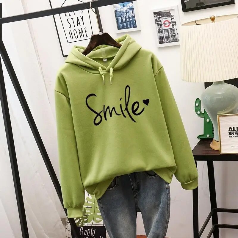 Sweat à capuche Smile - Brie