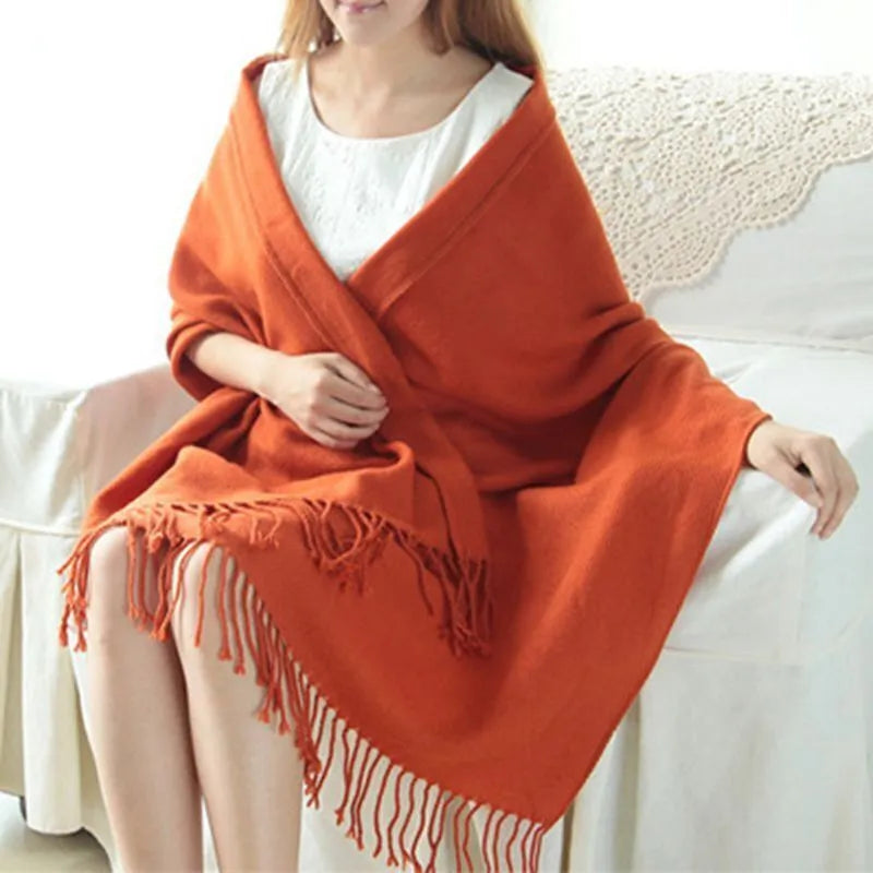 Velvique | Premium Kasjmier Sjaal - Ultra-Zachte Thermische Sjaal voor Vrouwen, Elegant Winter Accessoire