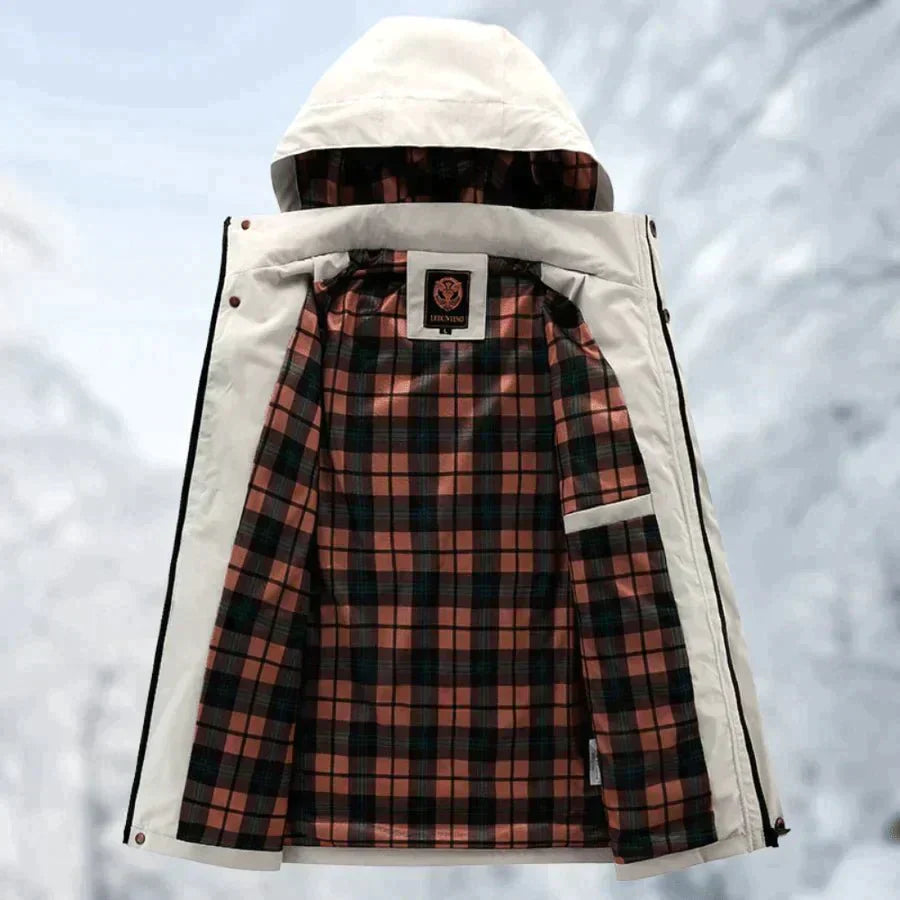 Valcor | Waterdichte winterjas voor heren met capuchon – Warm, winddicht en comfortabel