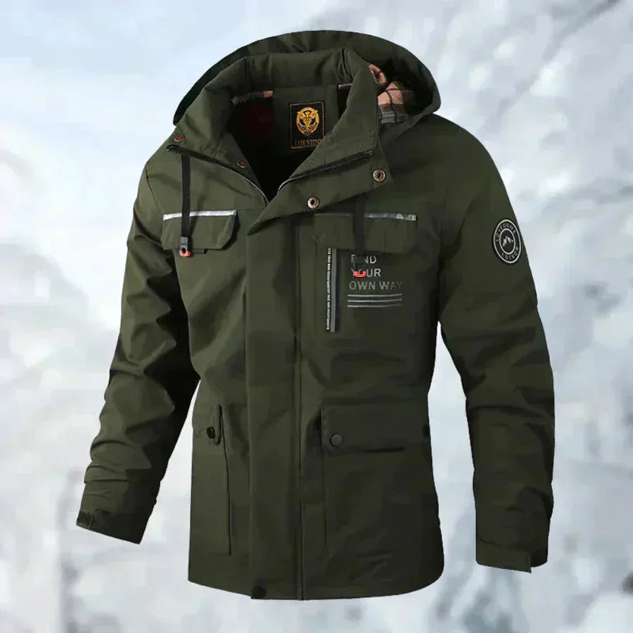 Valcor | Waterdichte winterjas voor heren met capuchon – Warm, winddicht en comfortabel