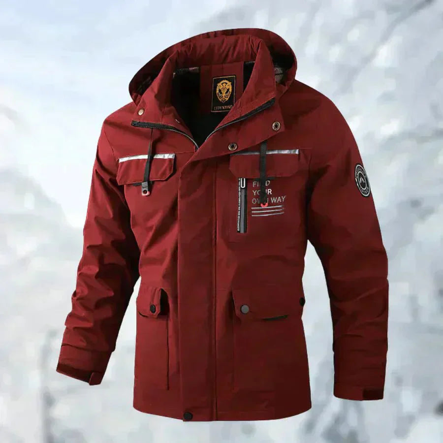 Valcor | Waterdichte winterjas voor heren met capuchon – Warm, winddicht en comfortabel