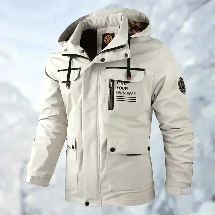 Valcor | Waterdichte winterjas voor heren met capuchon – Warm, winddicht en comfortabel