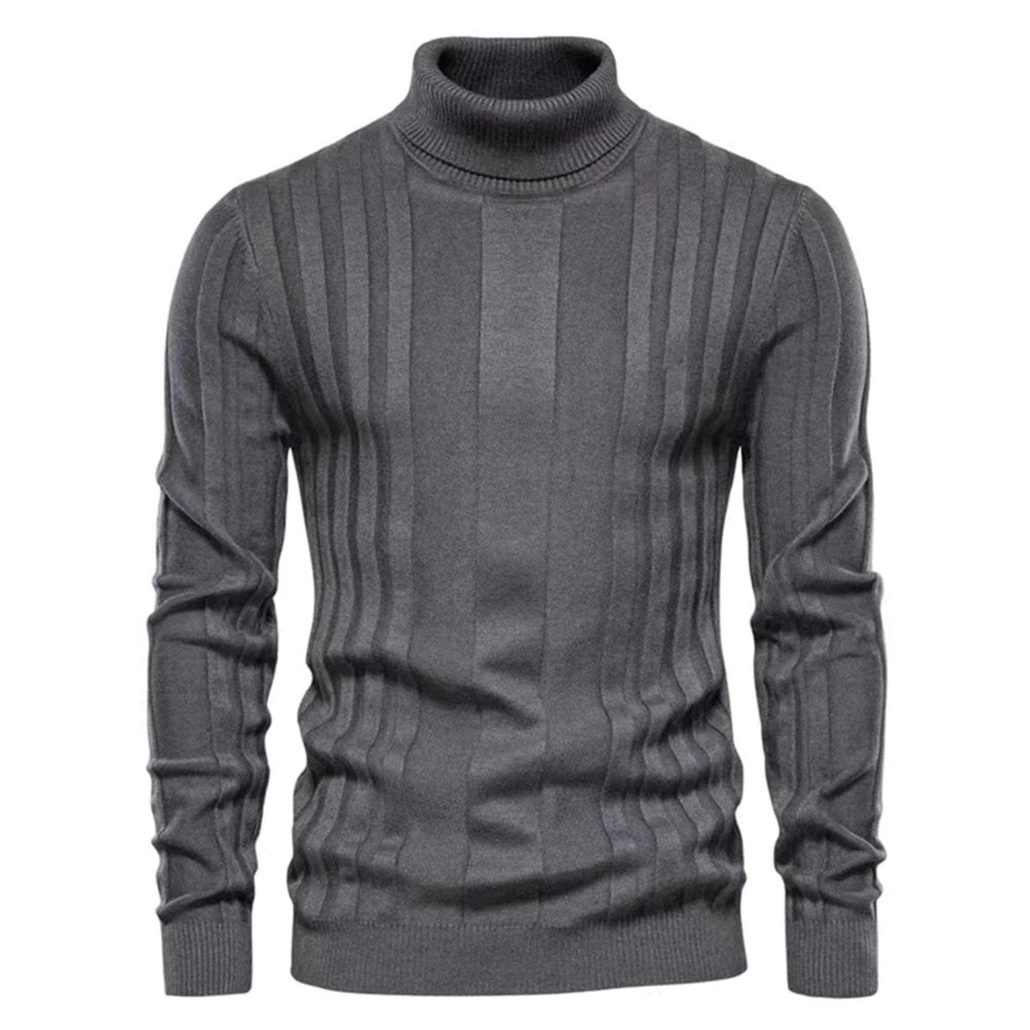 Danilo | Klassieke coltrui voor heren - Zachte gebreide pullover van katoen voor winter en herfst, comfortabele pasvorm