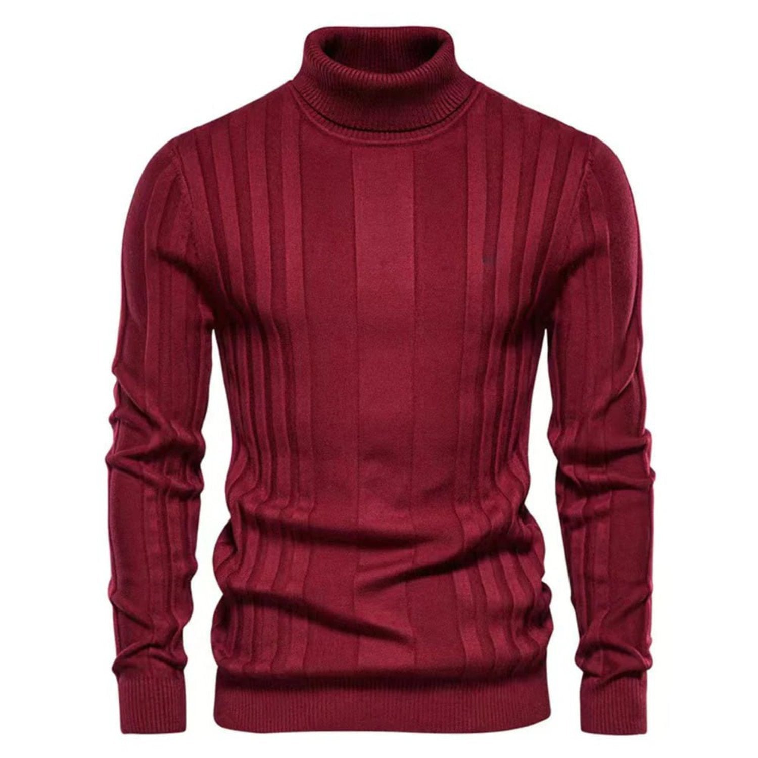 Danilo | Klassieke coltrui voor heren - Zachte gebreide pullover van katoen voor winter en herfst, comfortabele pasvorm
