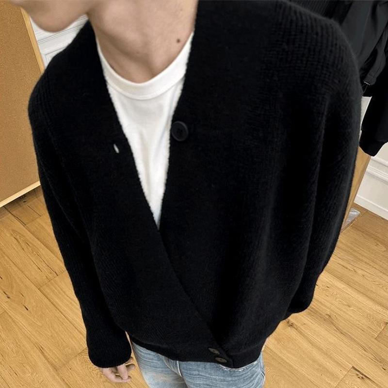 Merrick | Gilet ample et élégant à col en V