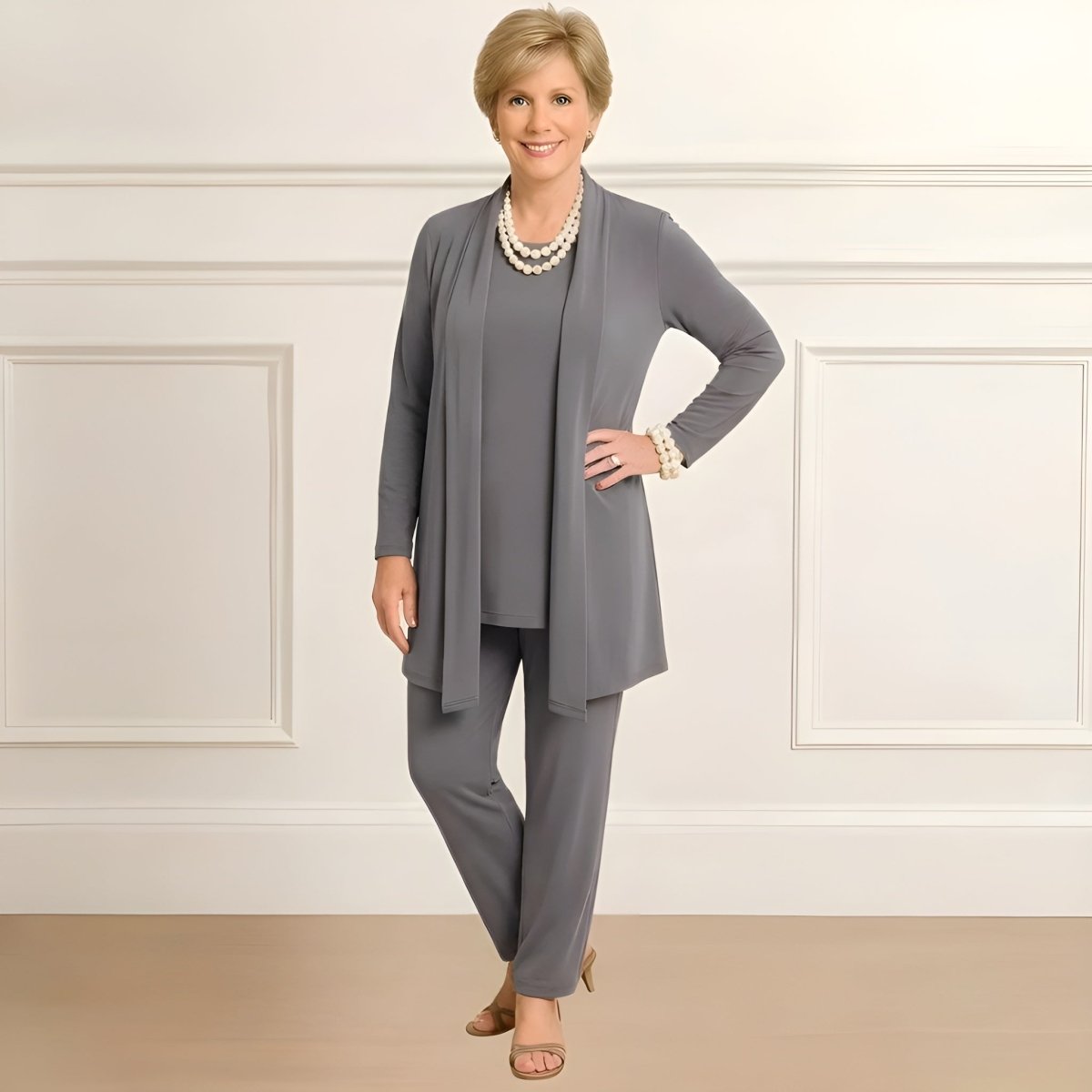 Ovira | Elegante set – Tweedelige outfit voor dames (top en broek)