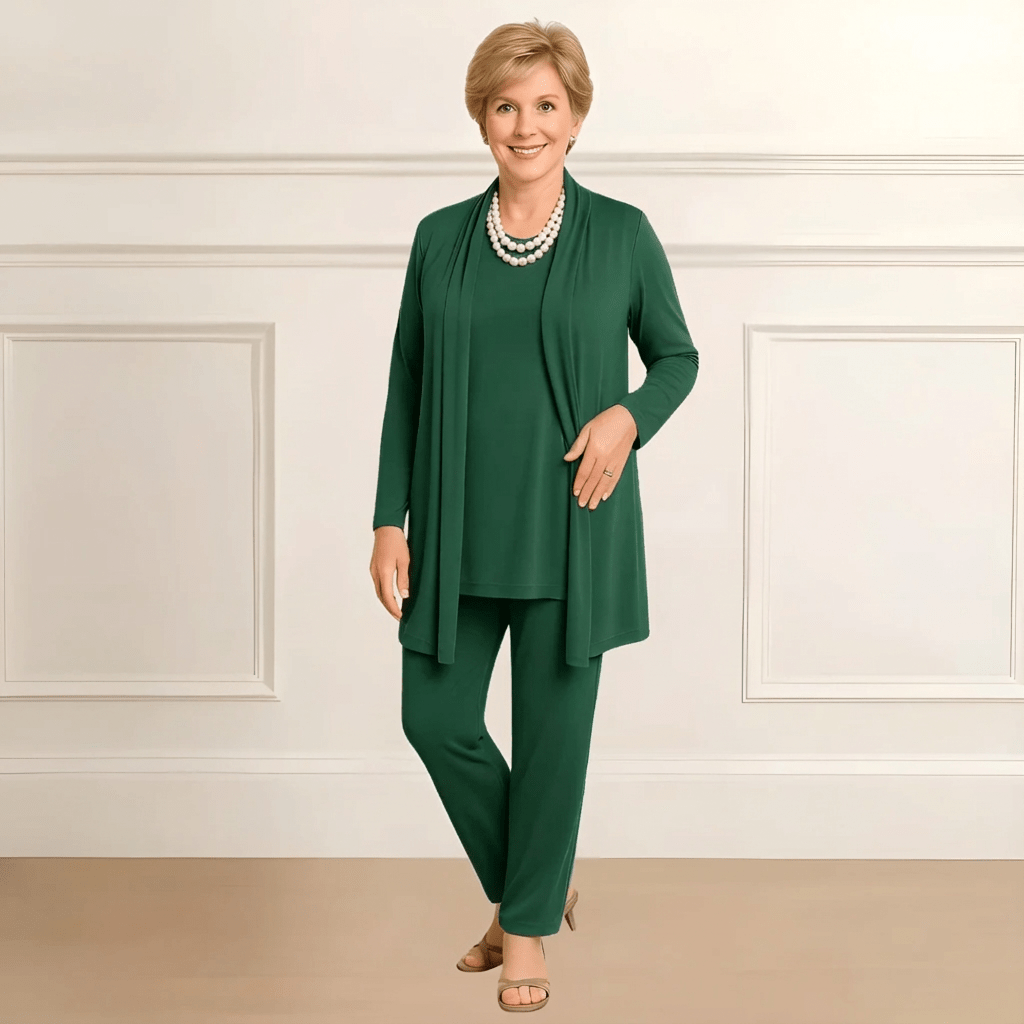Ovira | Elegante set – Tweedelige outfit voor dames (top en broek)