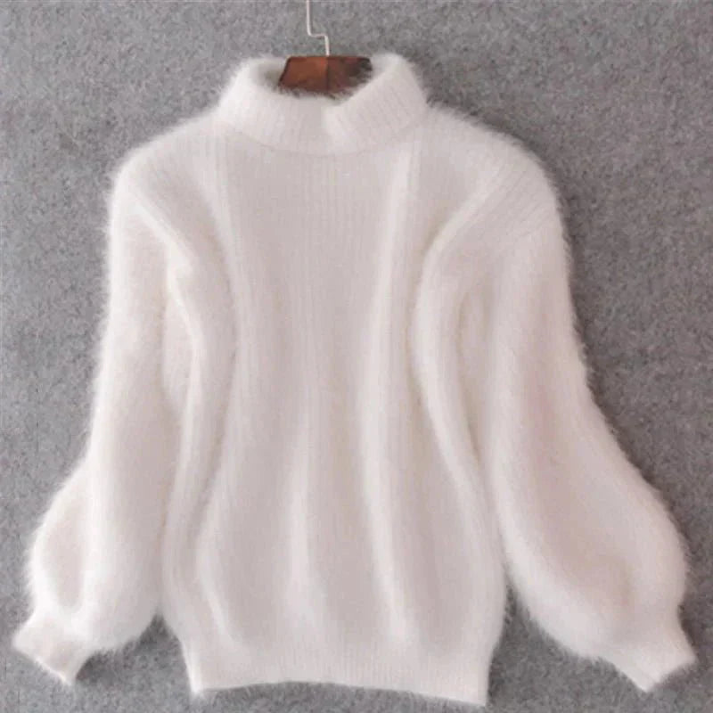 Kinvara | Dames Pluizige Gebreide Trui – Zachte, Warme, Stijlvolle Pullover voor Casual Gebruik