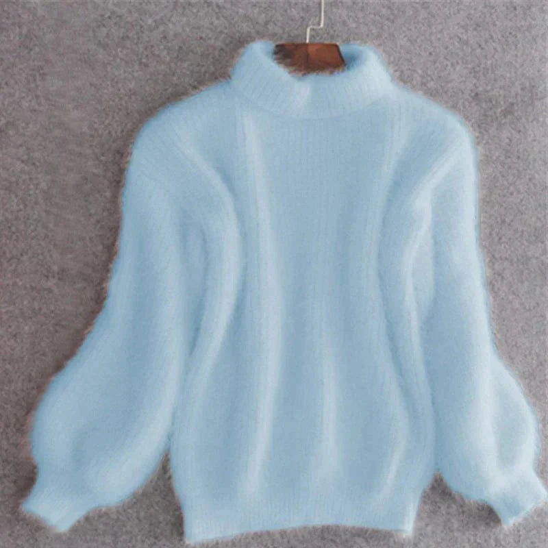 Kinvara | Dames Pluizige Gebreide Trui – Zachte, Warme, Stijlvolle Pullover voor Casual Gebruik