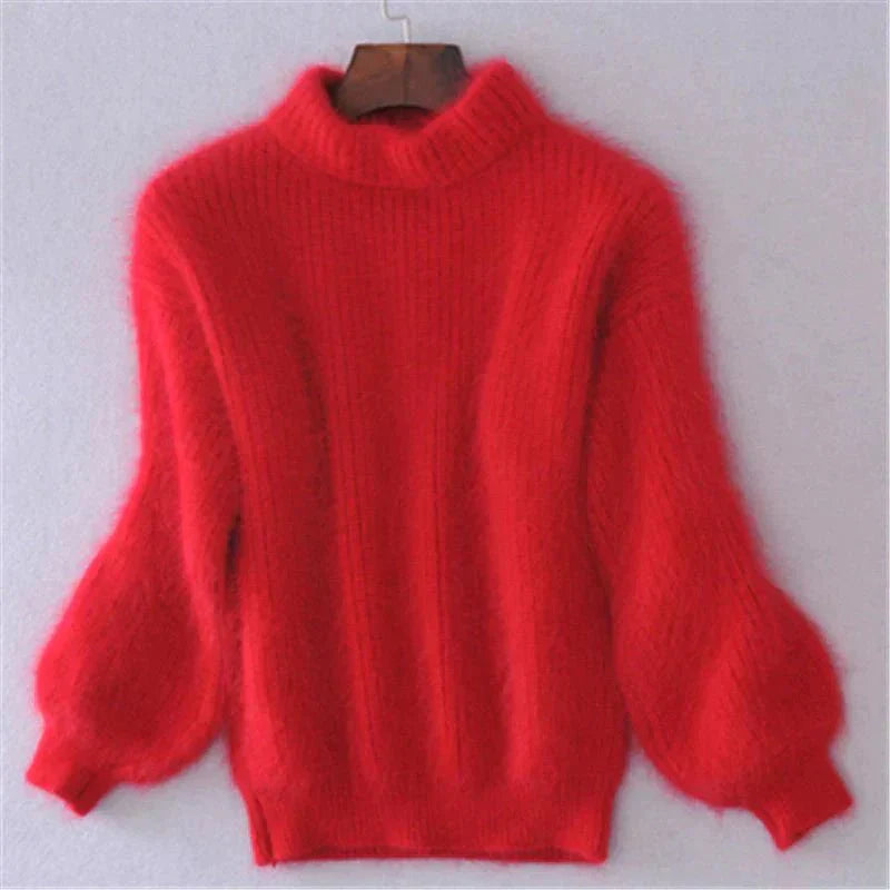 Kinvara | Dames Pluizige Gebreide Trui – Zachte, Warme, Stijlvolle Pullover voor Casual Gebruik