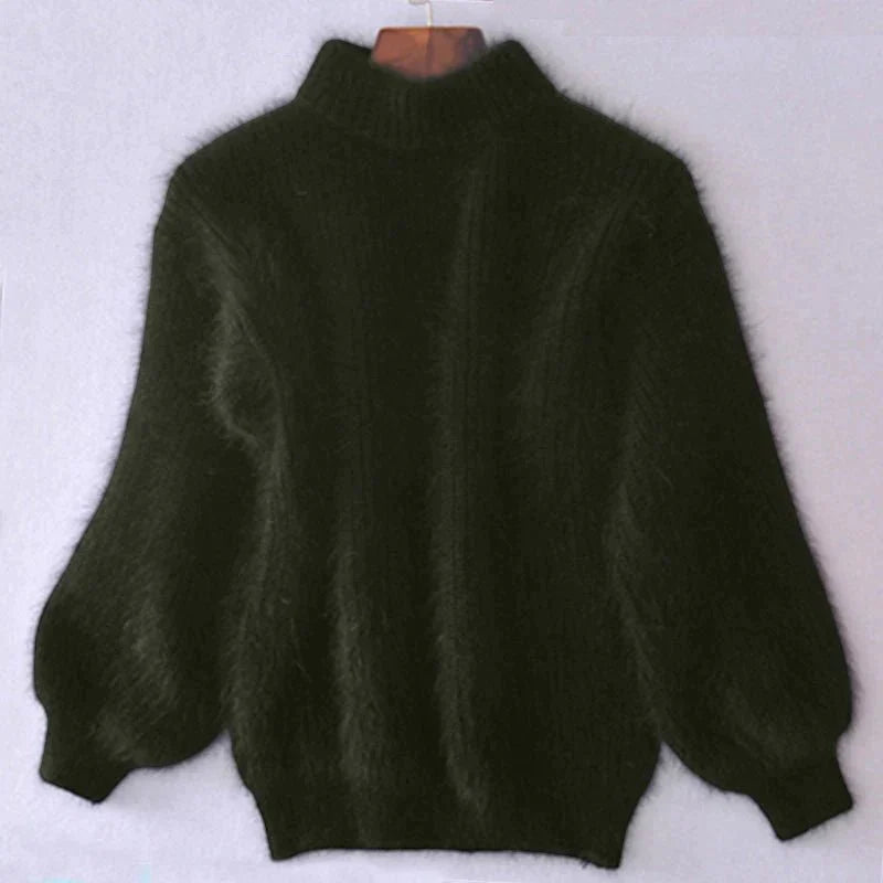 Kinvara | Dames Pluizige Gebreide Trui – Zachte, Warme, Stijlvolle Pullover voor Casual Gebruik