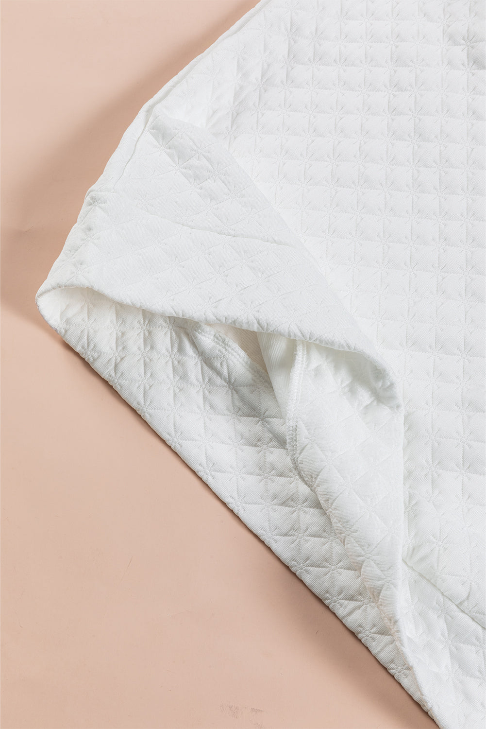 Estara | Damestop met gespleten hals en gewatteerde lange mouwen - Casual & Comfortabel