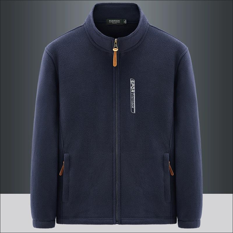 Quinty | Veste polaire réversible pour homme – Veste d'hiver chaude, doublure douce double face