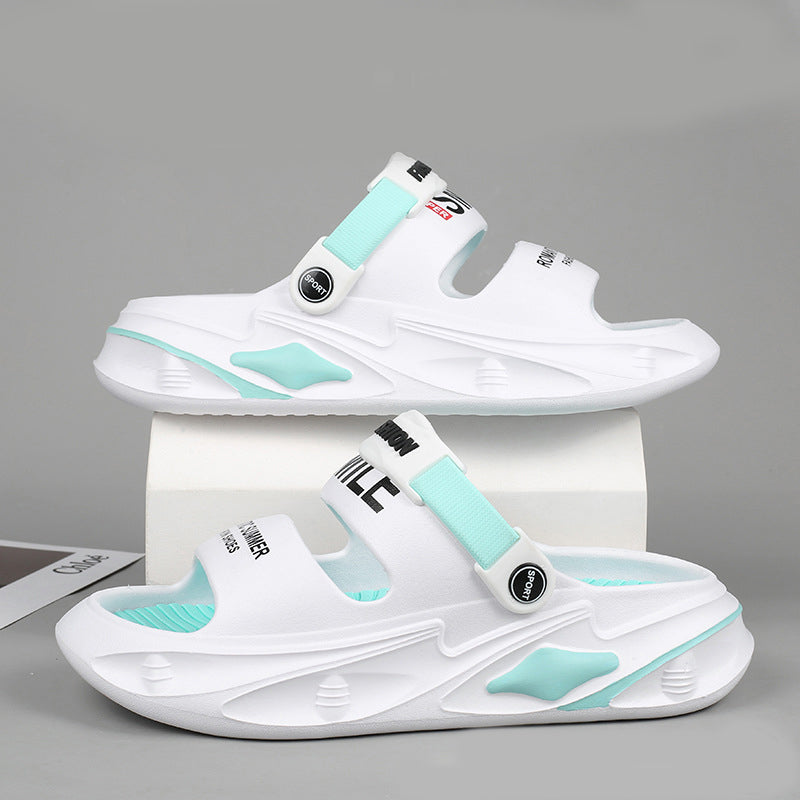 Arvion | Kleurblok slippers voor heren – trendy streetstyle instapsandalen