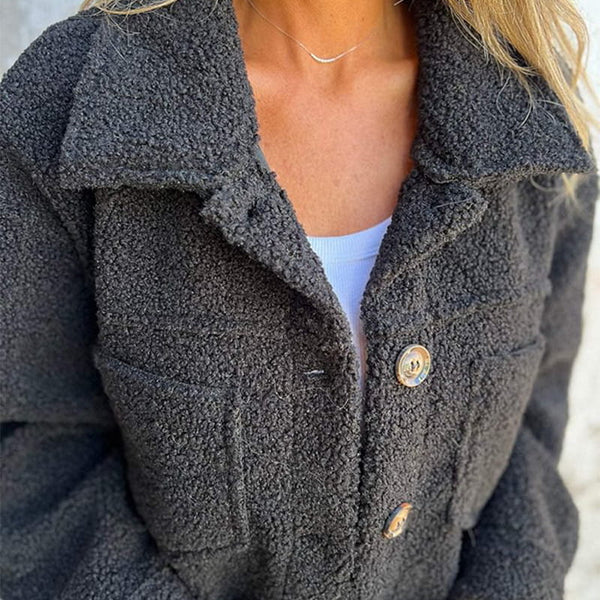 Leirra | Korte wollen jas – Elegante winterjas voor dames