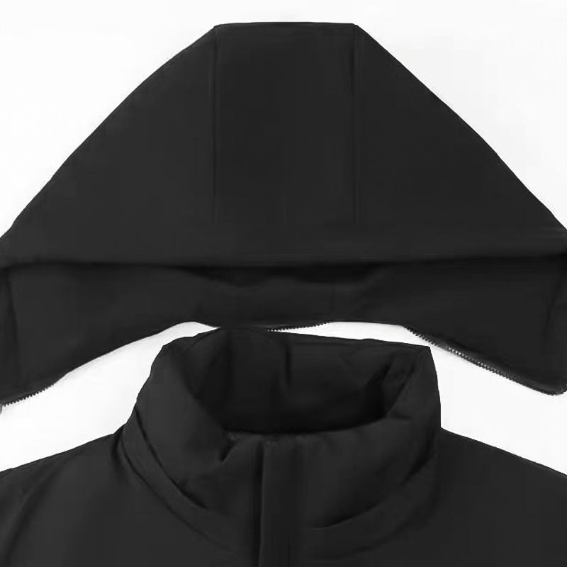Denar | Thermische parka met capuchon voor heren – Dikke, winddichte, waterdichte winterjas