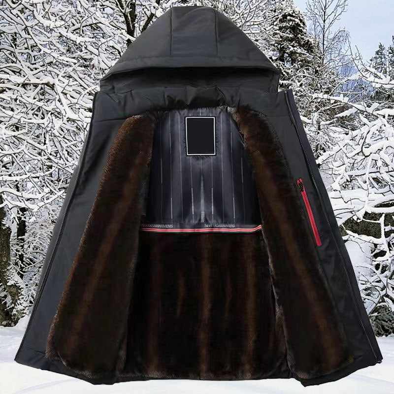 Torvend | Winterparka voor heren – Warme geïsoleerde jas, water- en winddicht, verstelbare capuchon