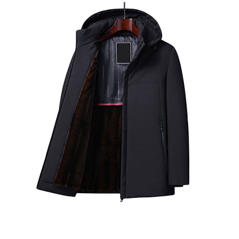 Torvend | Winterparka voor heren – Warme geïsoleerde jas, water- en winddicht, verstelbare capuchon