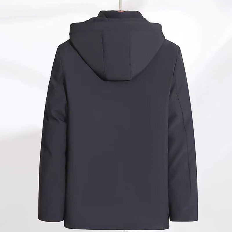 Denar | Thermische parka met capuchon voor heren – Dikke, winddichte, waterdichte winterjas