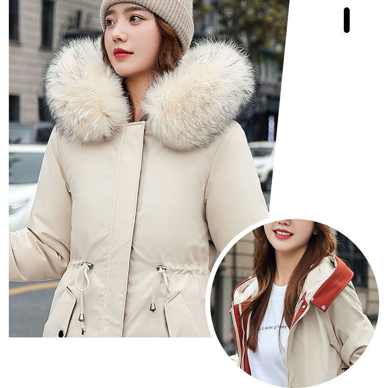 Evelora | Winterparka voor dames met capuchon en bontkraag – Casual, warme en stijlvolle bovenkleding
