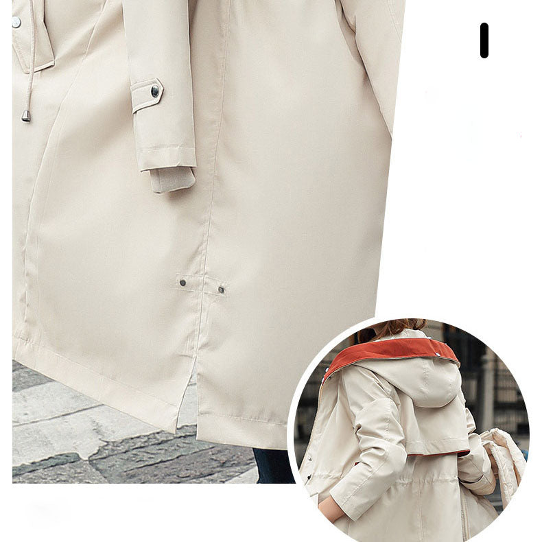 Drina | Winterparka, met capuchon en bontkraag, casual warme waterdichte en geïsoleerde jas