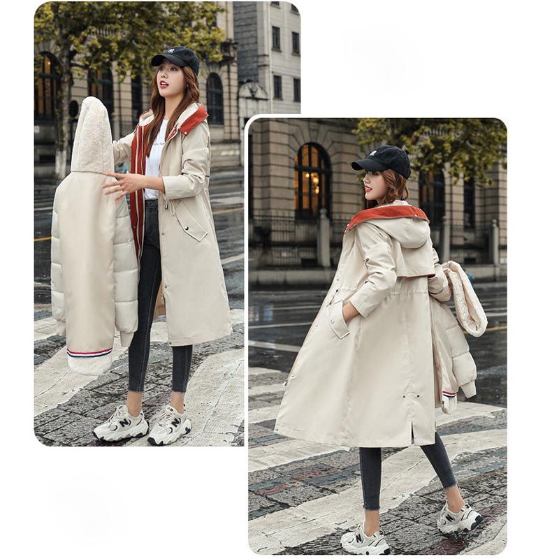 Evelora | Winterparka voor dames met capuchon en bontkraag – Casual, warme en stijlvolle bovenkleding