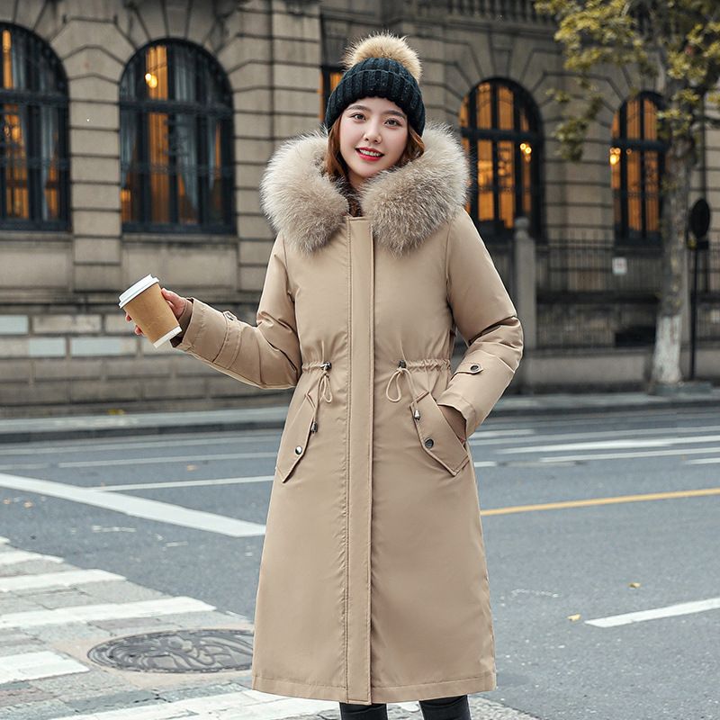 Drina | Winterparka, met capuchon en bontkraag, casual warme waterdichte en geïsoleerde jas