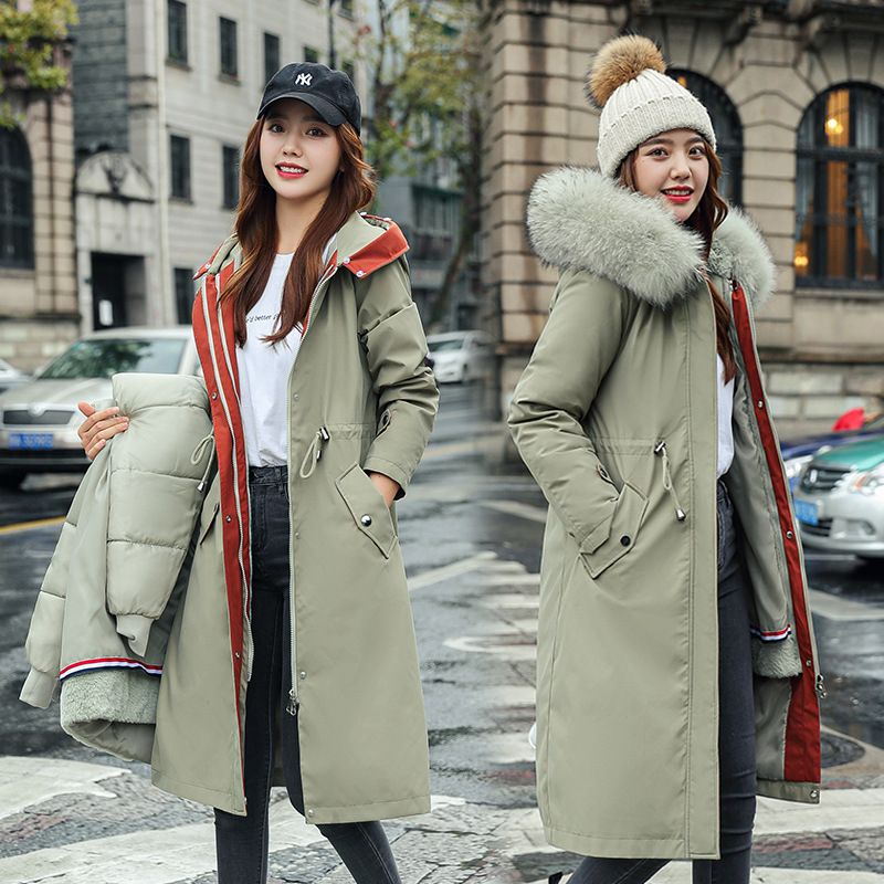 Drina | Winterparka, met capuchon en bontkraag, casual warme waterdichte en geïsoleerde jas