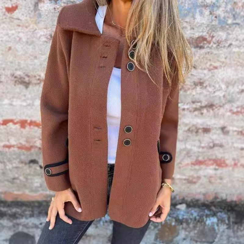 Raelene | Dameswinterjas van tweed – Stijlvolle en warme jas