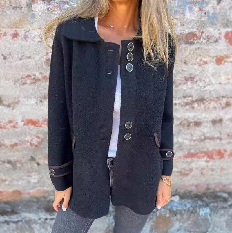 Raelene | Dameswinterjas van tweed – Stijlvolle en warme jas