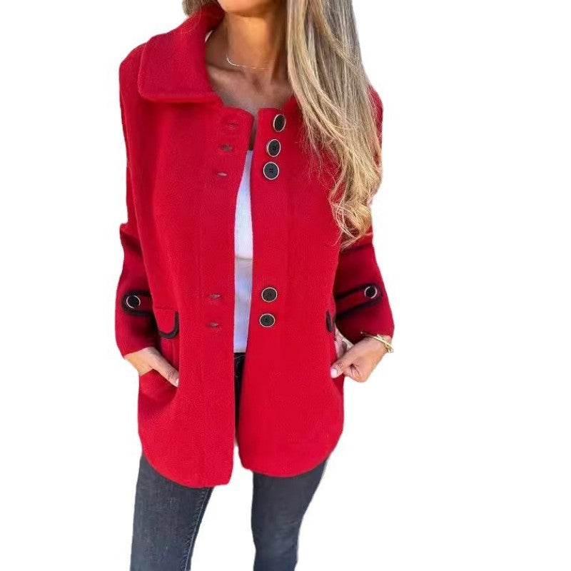 Raelene | Dameswinterjas van tweed – Stijlvolle en warme jas