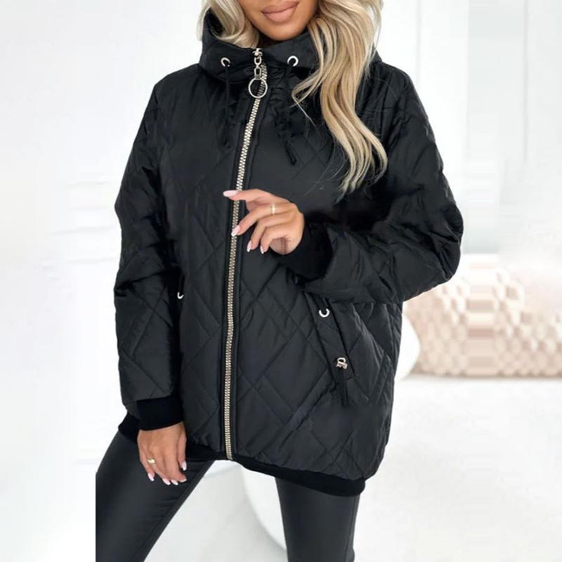 Koert | Winterparka voor dames – geïsoleerde lange jas met capuchon, waterafstotende bovenkleding