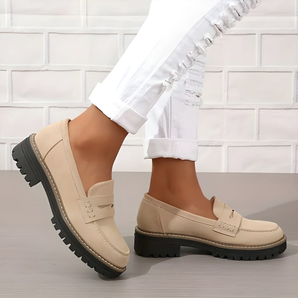 Stepella | Stijlvolle plateau loafers voor dames – Comfortabele instapschoenen