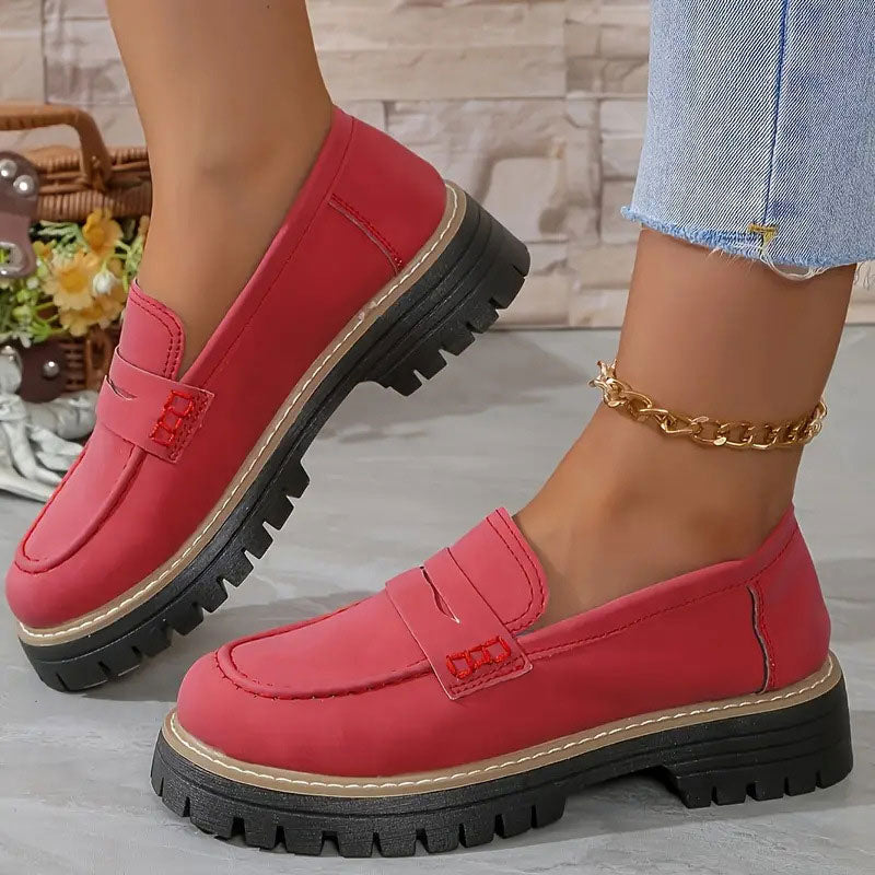 Stepella | Mocassins à plateforme élégants pour femmes – Chaussures confortables à enfiler