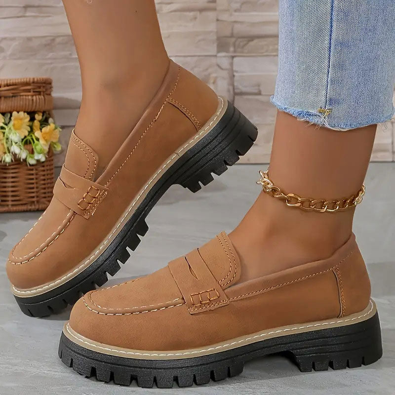 Stepella | Mocassins à plateforme élégants pour femmes – Chaussures confortables à enfiler