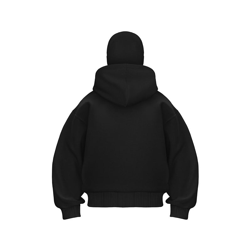 Vael | Sweat à capuche zippé Ninja pour homme – Masque facial, confortable et tendance