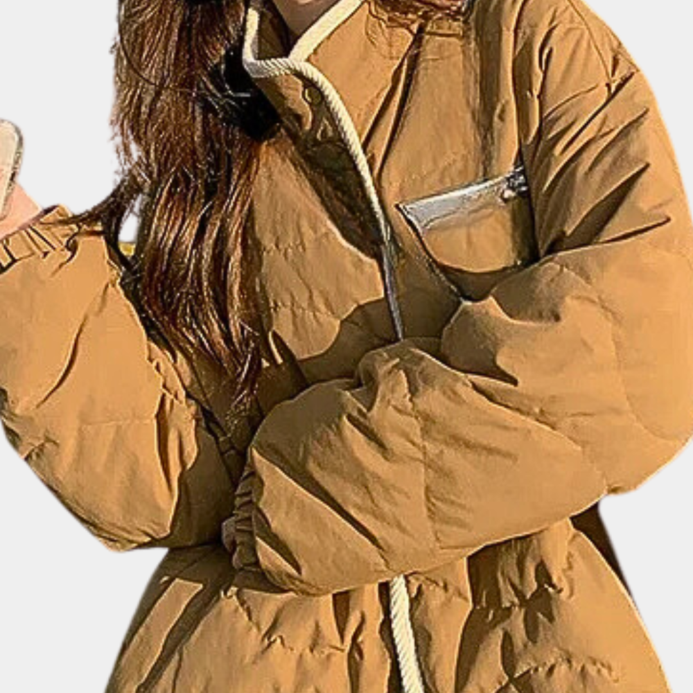 Dwyn | Winterwarme Pufferjas voor dames - Staande kraag, perfect voor koud weer, geïsoleerd, stijlvol en functioneel, ideaal voor dagelijks gebruik