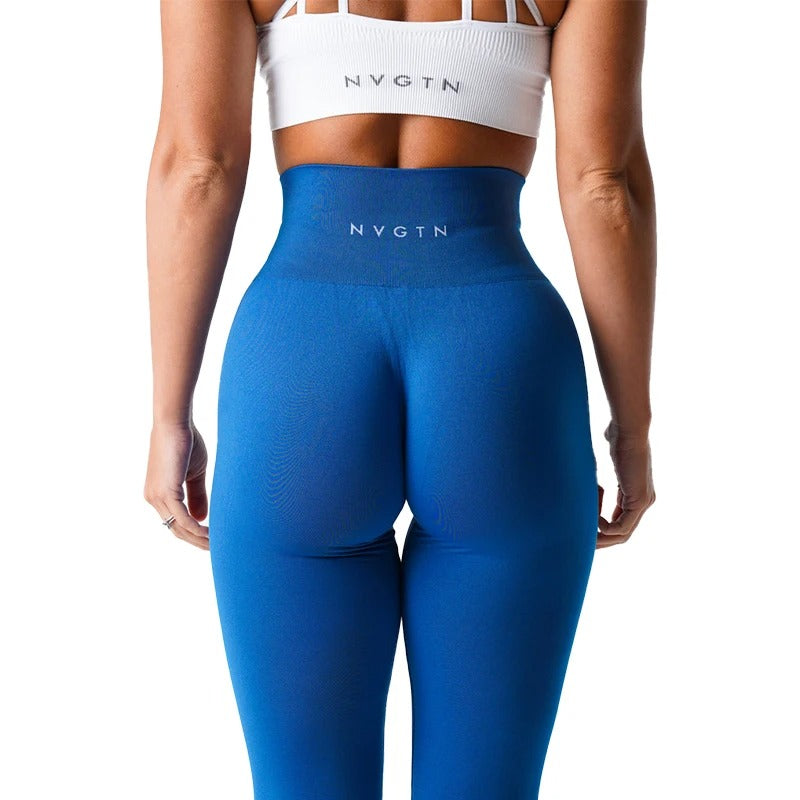 Effen naadloze legging dames