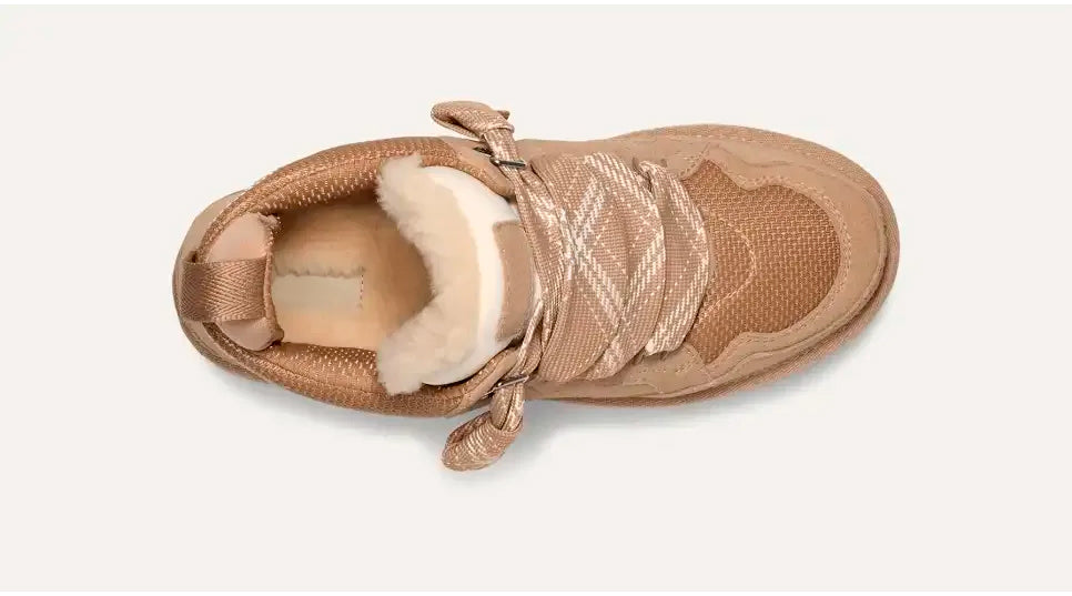 FuroraSneak | Dames winter suède sneakers, zachte voering van imitatiebont, warme, comfortabele, antislip