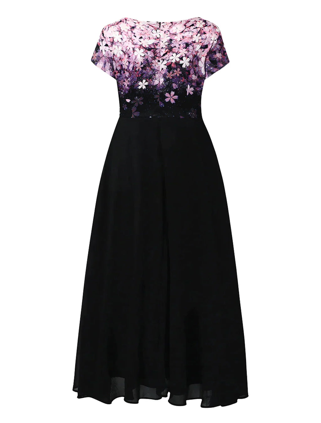 Cade bloemige elegantie midi kanten jurk