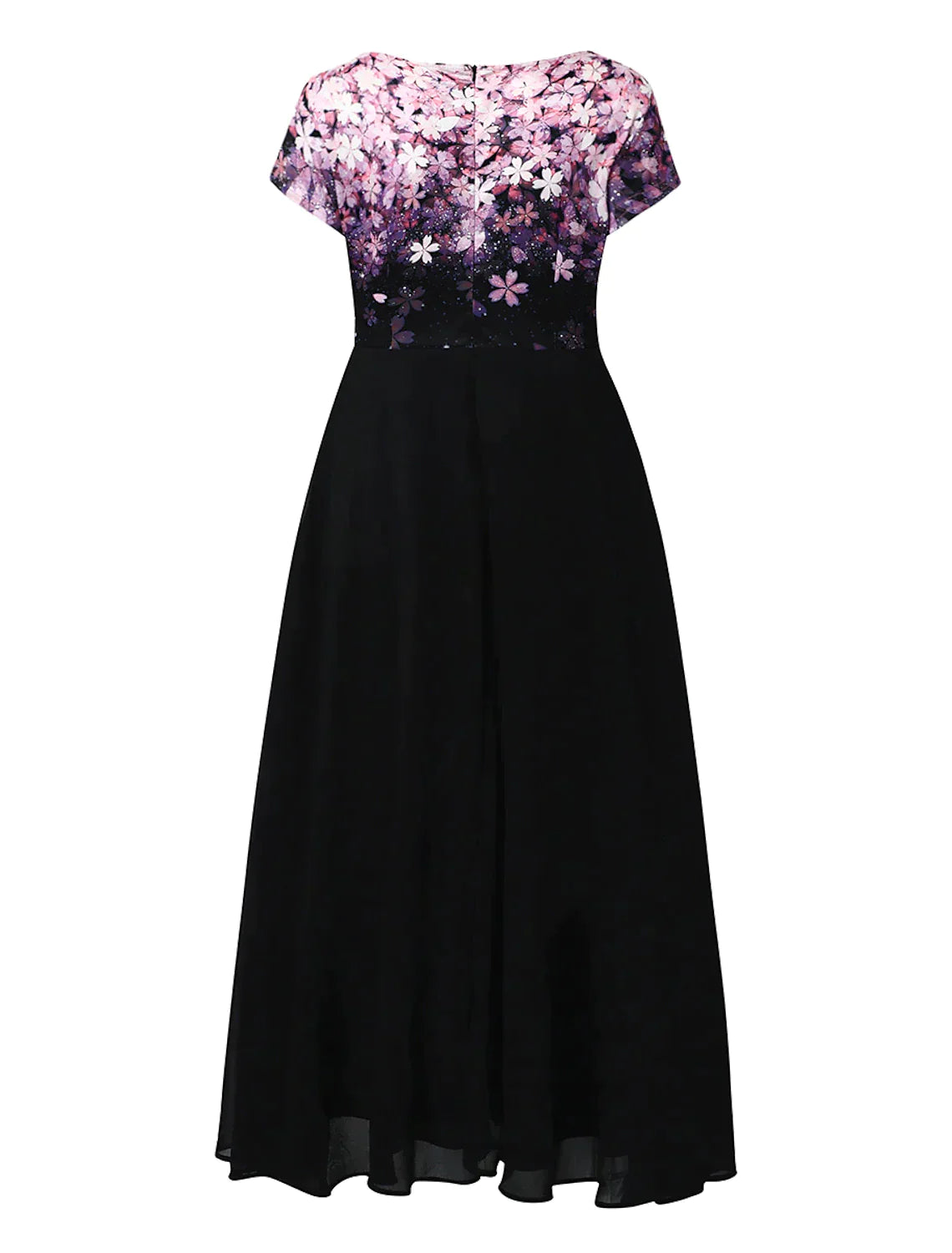Cade bloemige elegantie midi kanten jurk